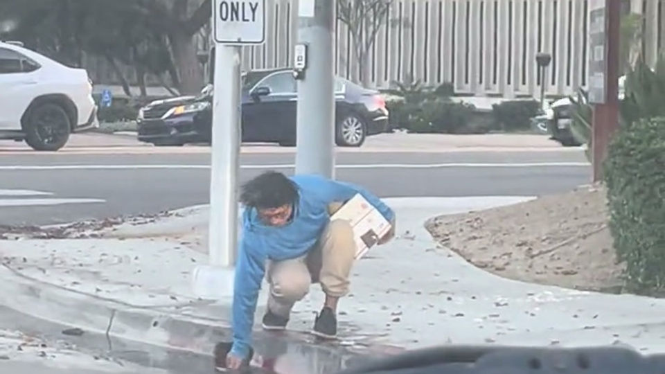 She just drunk gutter a water